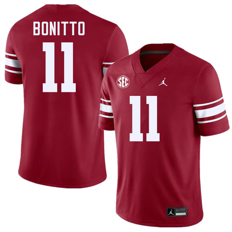 Oklahoma Sooners #11 Nik Bonitto College Football Jerseys,Uniforms-Throwback